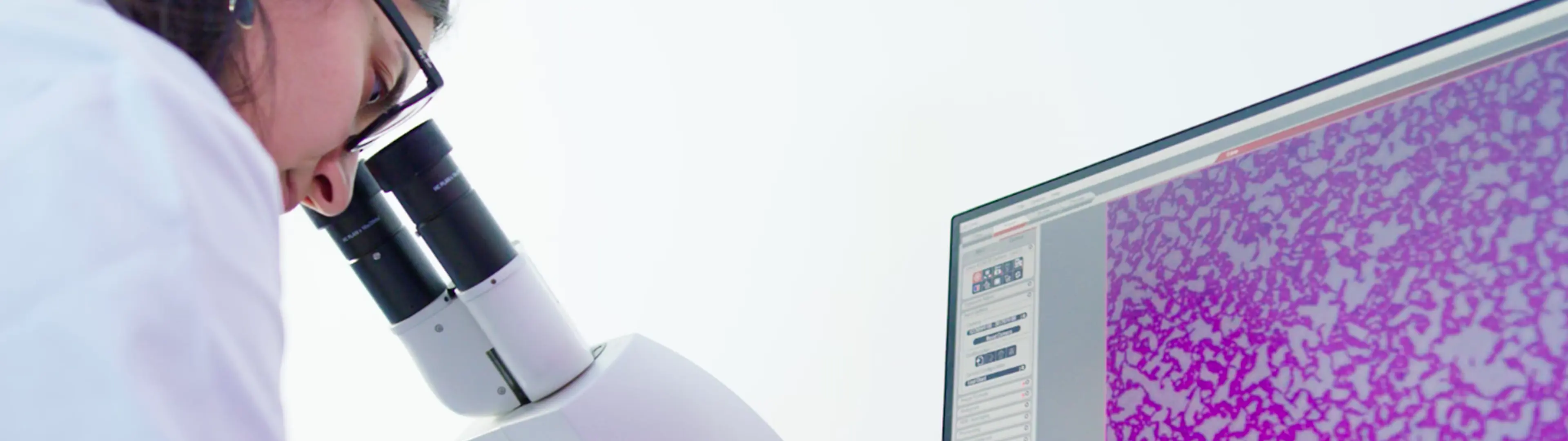 Tło badań laboratoryjnych – wizualizacja procesu testowania probiotyków YUN Probiotherapy